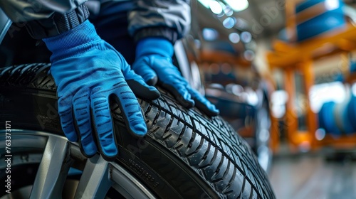 Car care maintenance and servicing, Tires in the auto repair service center