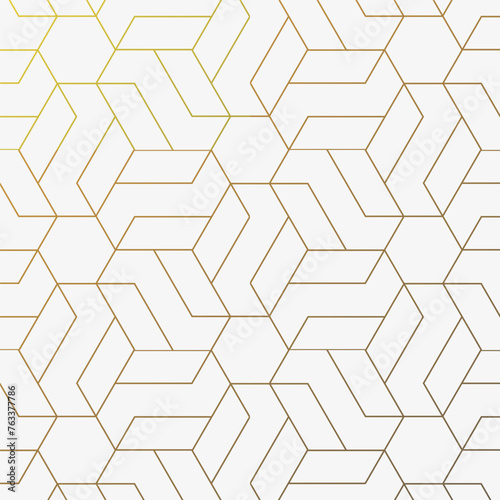 WebGeometric vector pattern, repeating scalene rectangle on hexagon shape. pattern is clean for fabric, printing, wallpaper. Pattern is on swatches panel