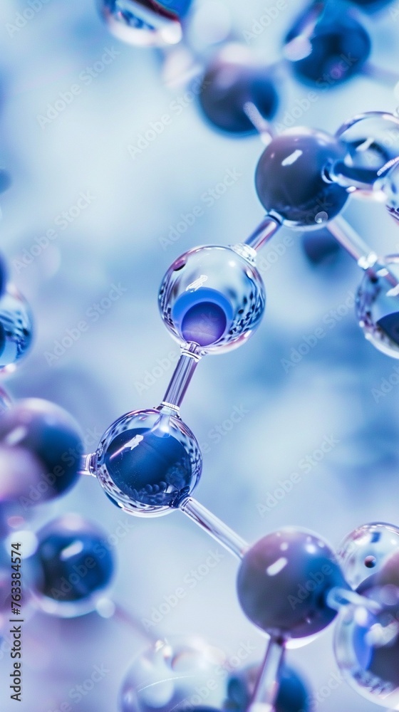 Pharmaceutical engineering breakthrough closeup of molecular study for disease treatment copy space Pharmaceutical engineering breakthrough closeup of molecular study for disease treatment copy space