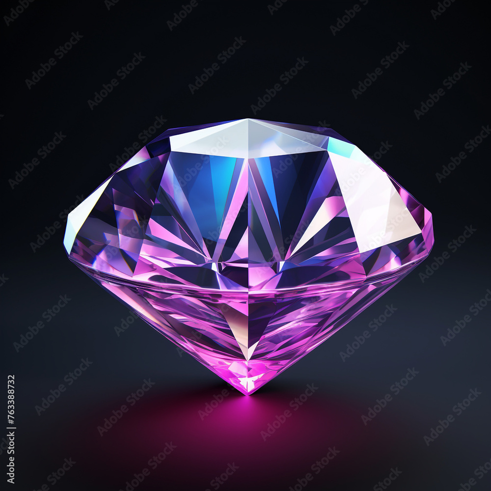 3d icon, one cartoon toy diamond,3d lllustration, sleek, game props сreated with Generative Ai 3d icon, one cartoon toy diamond,3d lllustration, sleek, game props сreated with Generative Ai
