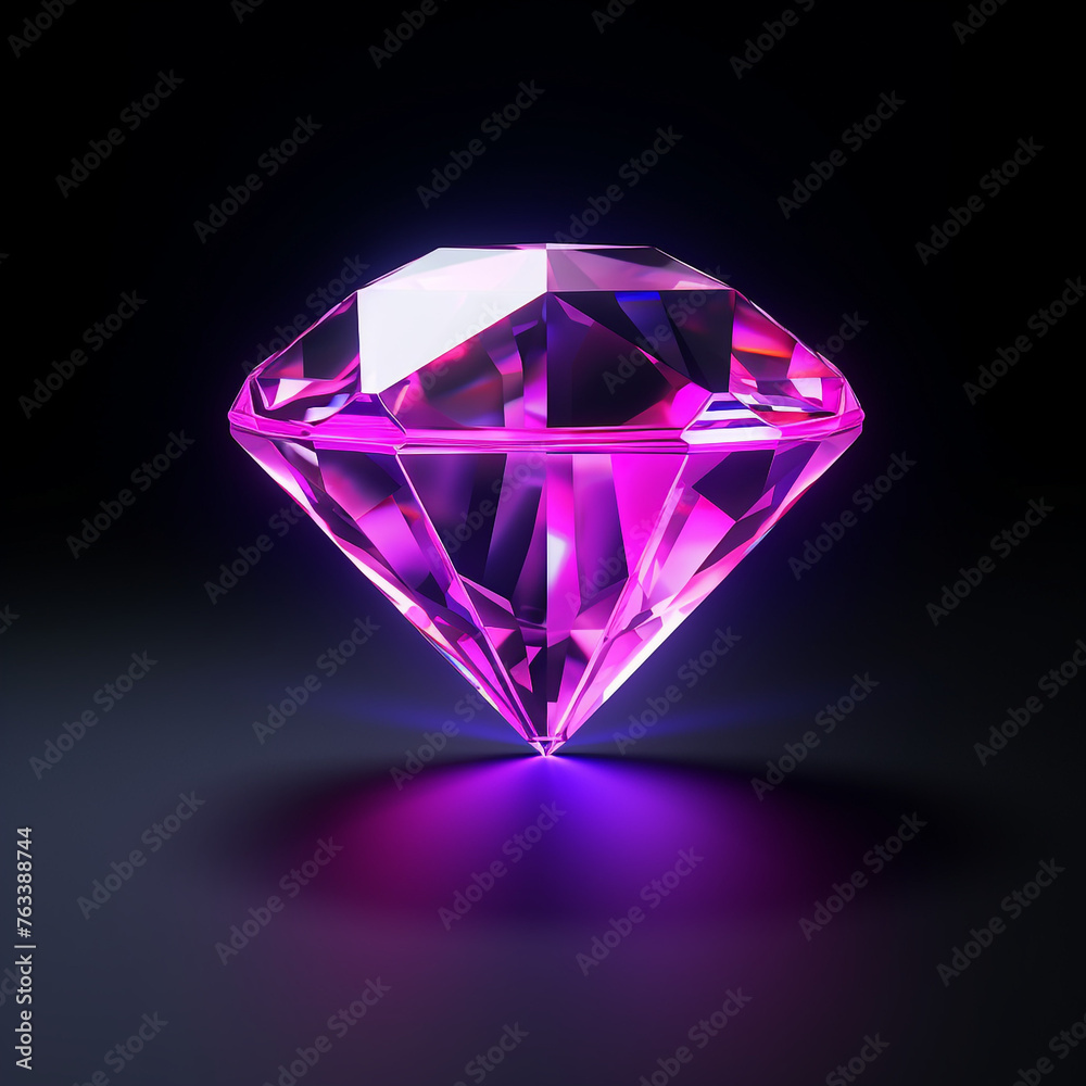 3d icon, one cartoon toy diamond,3d lllustration, sleek, game props сreated with Generative Ai 3d icon, one cartoon toy diamond,3d lllustration, sleek, game props сreated with Generative Ai