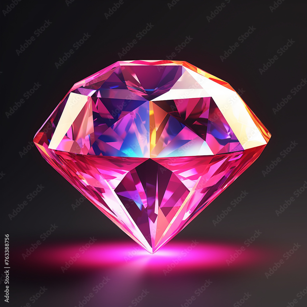 3d icon, one cartoon toy diamond,3d lllustration, sleek, game props сreated with Generative Ai 3d icon, one cartoon toy diamond,3d lllustration, sleek, game props сreated with Generative Ai