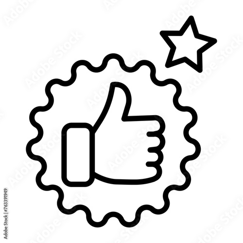Best Choice Line Icon