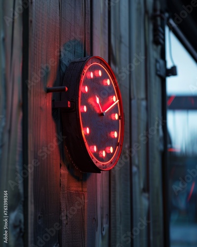 A clock that counts down to unexpected events photo