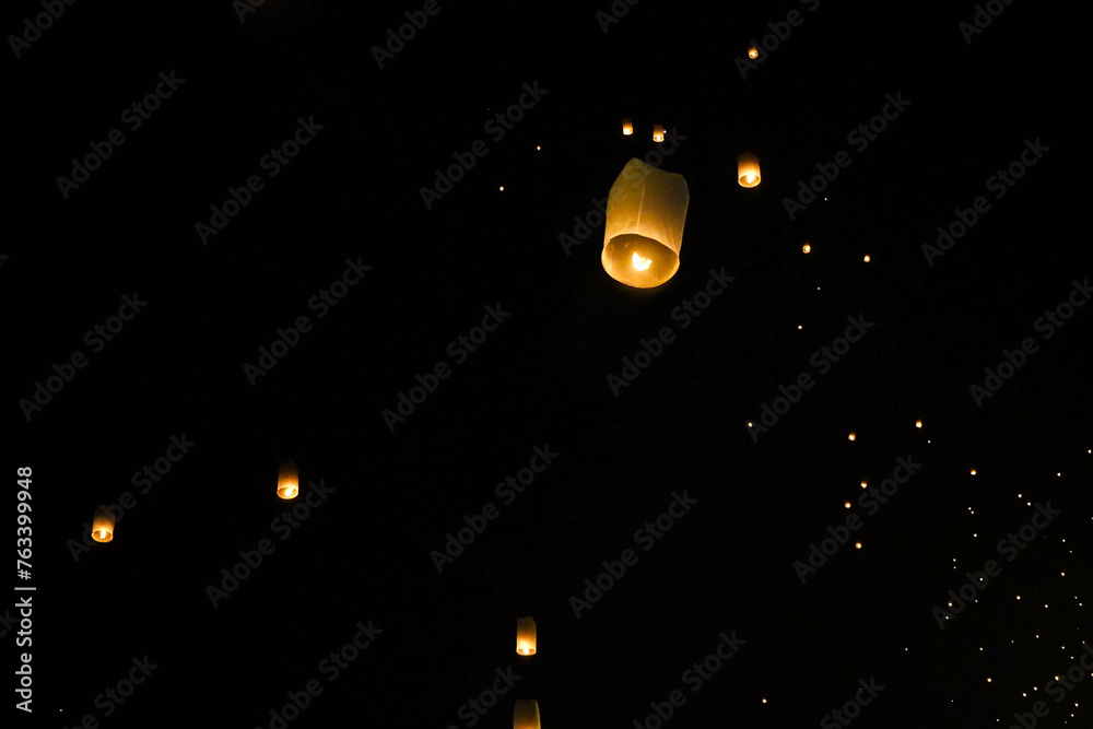 Yi Peng Lantern, a traditional event, is part of Thailand's Chiang Mai festival. Yi Peng Lantern, a traditional event, is part of Thailand's Chiang Mai festival.