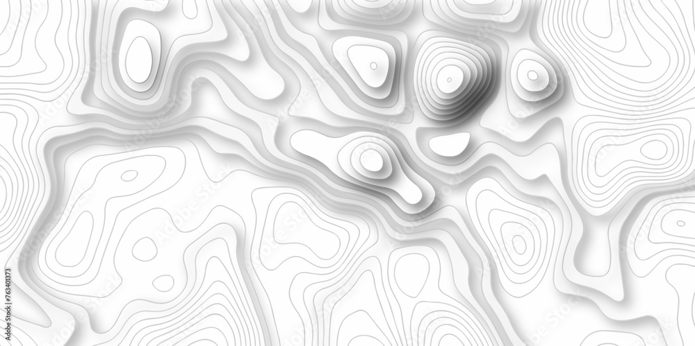 Seamless pattern with lines Topographic map. Geographic mountain relief. Abstract lines background. Contour maps. Vector illustration, Topo contour map on white background, Topographic contour lines.