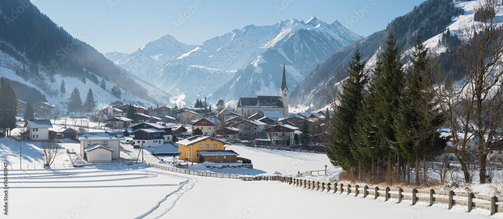 Fototapeta premium Rauris, Goldberggruppe, Rauriser Tal, Pinzgau, Salzburg, Österreich