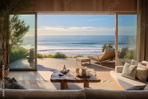 A beach house haven that invites you to savor the soothing rhythm of the waves