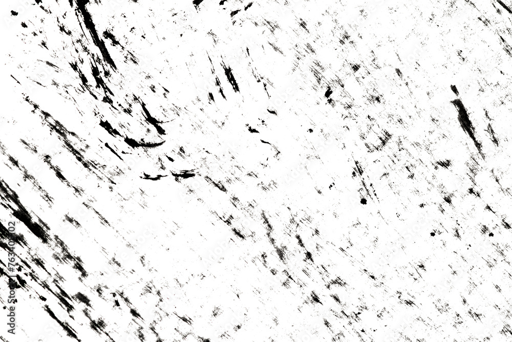 A photo of abstract grunge texture of black paint. A layer for use in design.