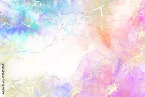 Alcohol ink pastel marble background illustration