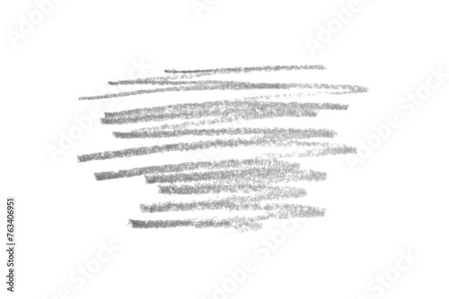 A photo of a gray pencil stroke on a white background. This minimalist design can be used for illustrations, logos, brand graphics, and more.