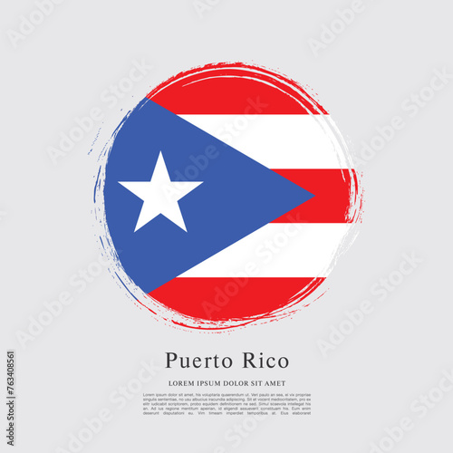 Flag of Puerto Rico vector illustration Free Download Flag of Puerto Rico vector illustration - GFXLoad