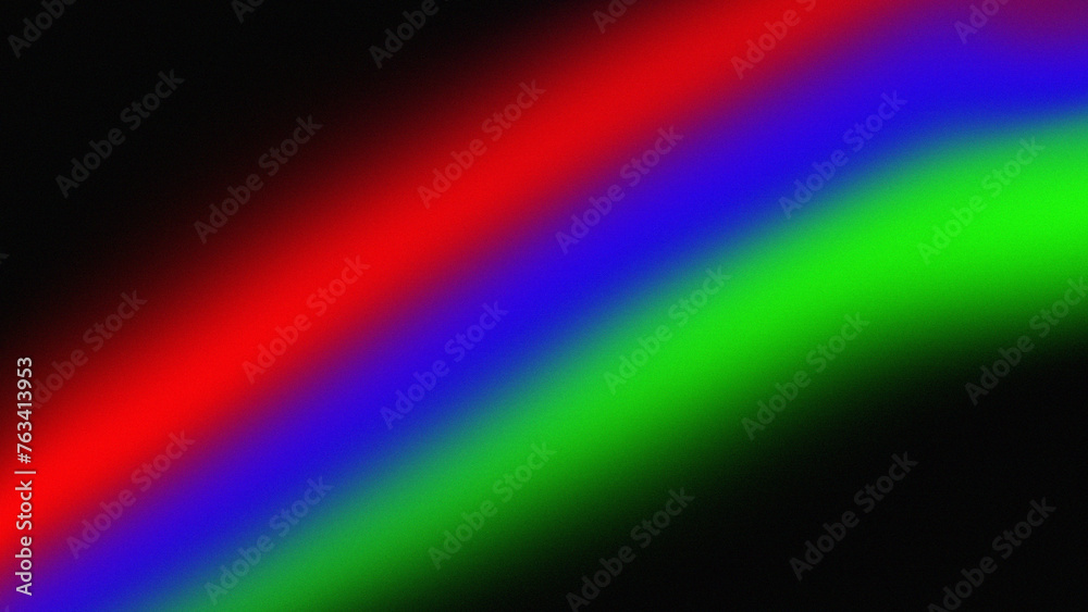 Naklejka premium Black, red, green, and blue grainy noise texture gradient background