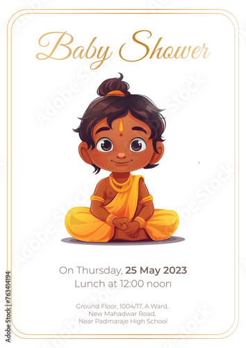 Baby Shower Invitation Design photo