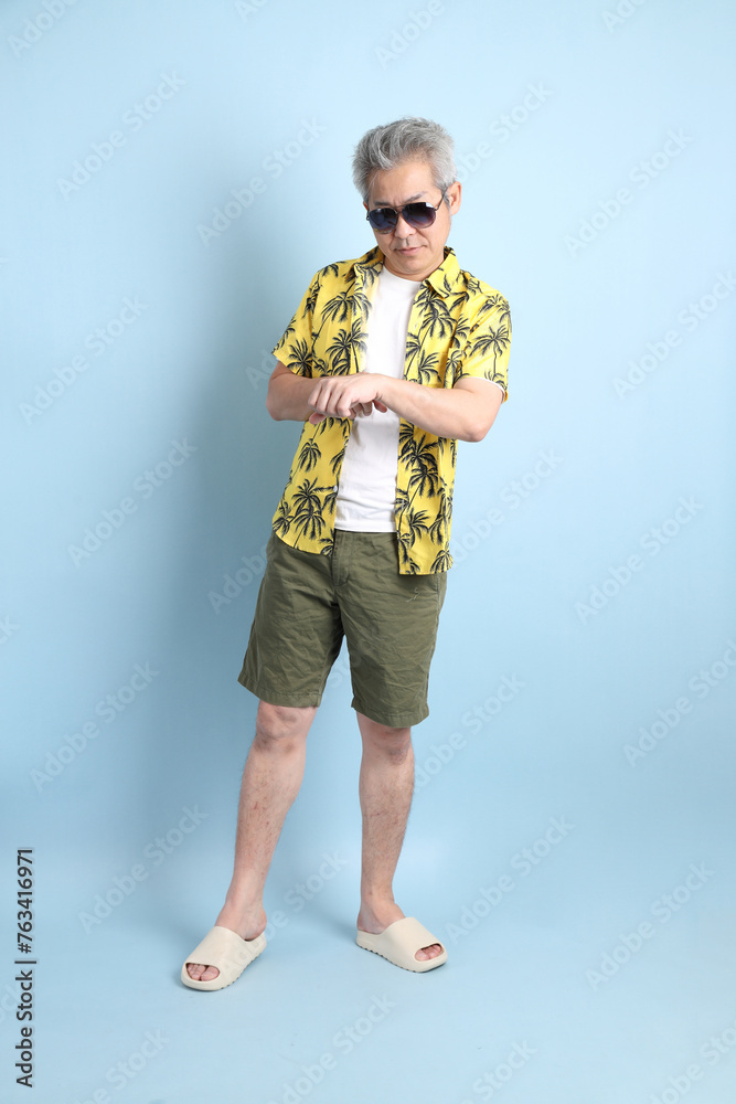 60s Senior in Summer vacation 60s Senior in Summer vacation