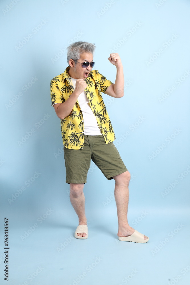 60s Senior in Summer vacation 60s Senior in Summer vacation
