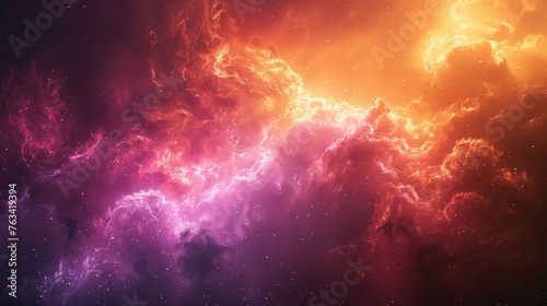 Mystical Star Nebula Background A mystical and vibrant star nebula