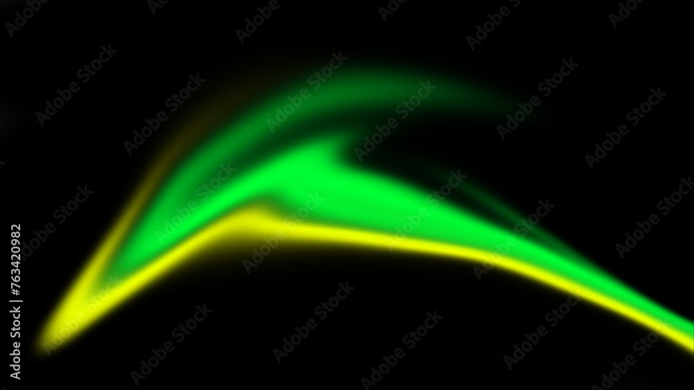 Obraz premium Yellow, green, and black grainy noise texture gradient background