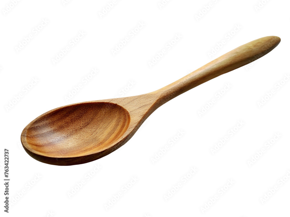Wooden spoon. isolated on transparent background. Wooden spoon. isolated on transparent background.