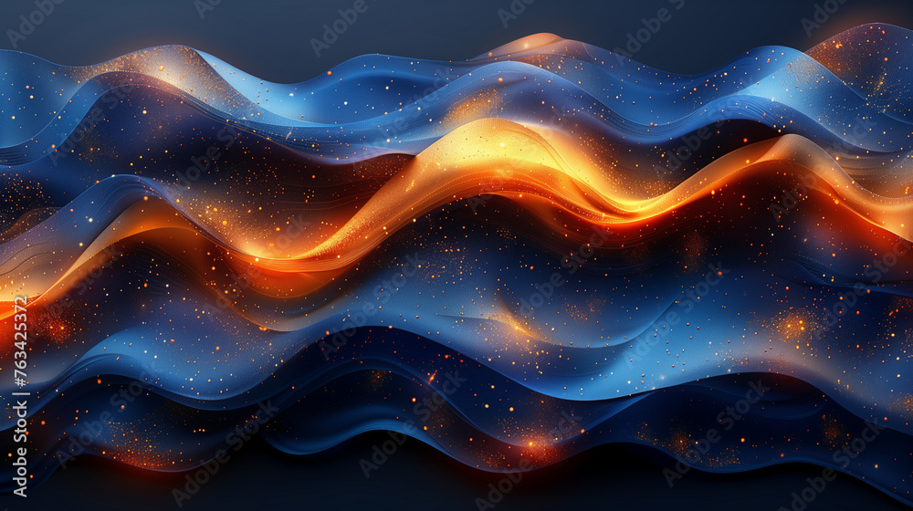 colorful modern curvy waves background illustration with amazing blue navy and golden flow and stream organic patterns, panorama backgrounds. colorful modern curvy waves background illustration with amazing blue navy and golden flow and stream organic patterns, panorama backgrounds.