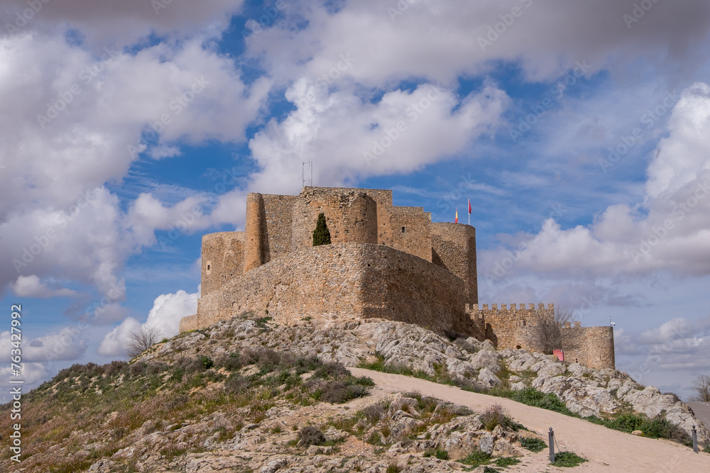 Castillo de Consuegra en la provincia de Toledo, Castilla-La Mancha, España