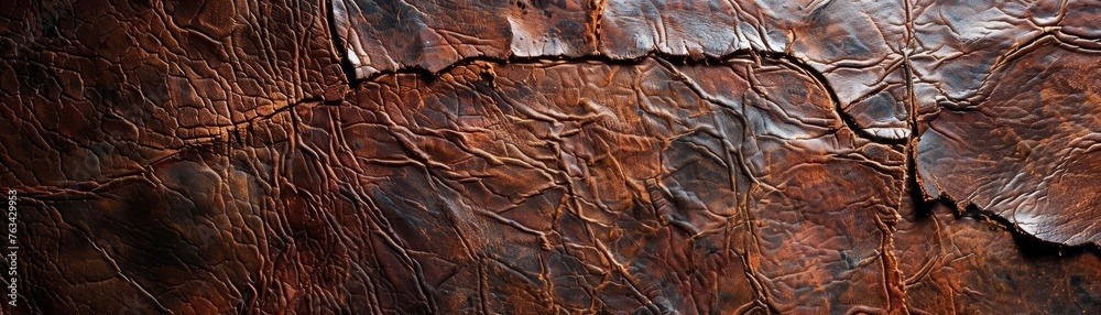 Old brown rustic leather texture 