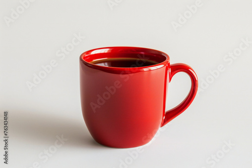 World Hemophilia Day coffee mug, colorful ceramic red cup on white background, design