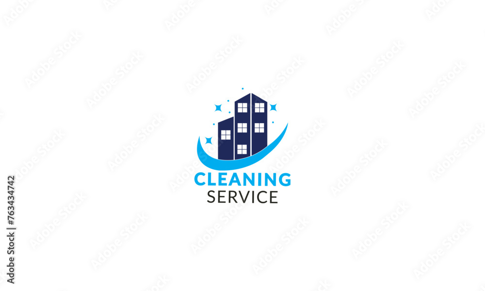 Creative modern Cleaning service logo