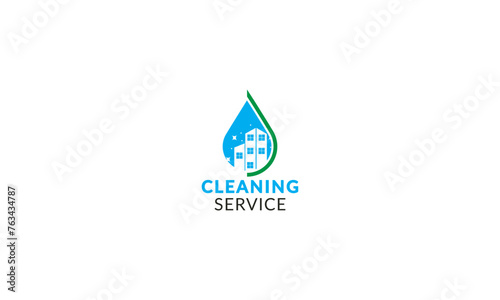 Cleaning service Template for logo design