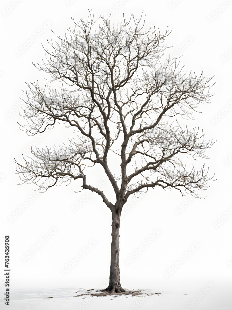 Dead tree isolated on a white background. Dead tree isolated on a white background.