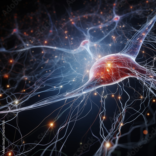 neural network human brain render