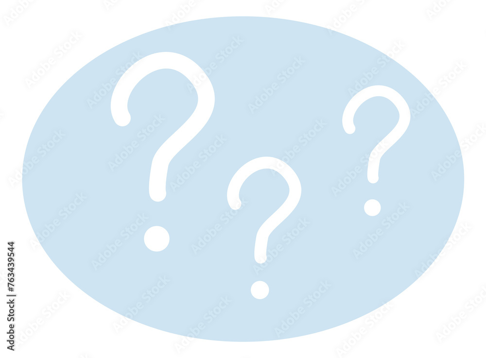 Fototapeta premium Questioning icon. Ask color sign. Discussion symbol