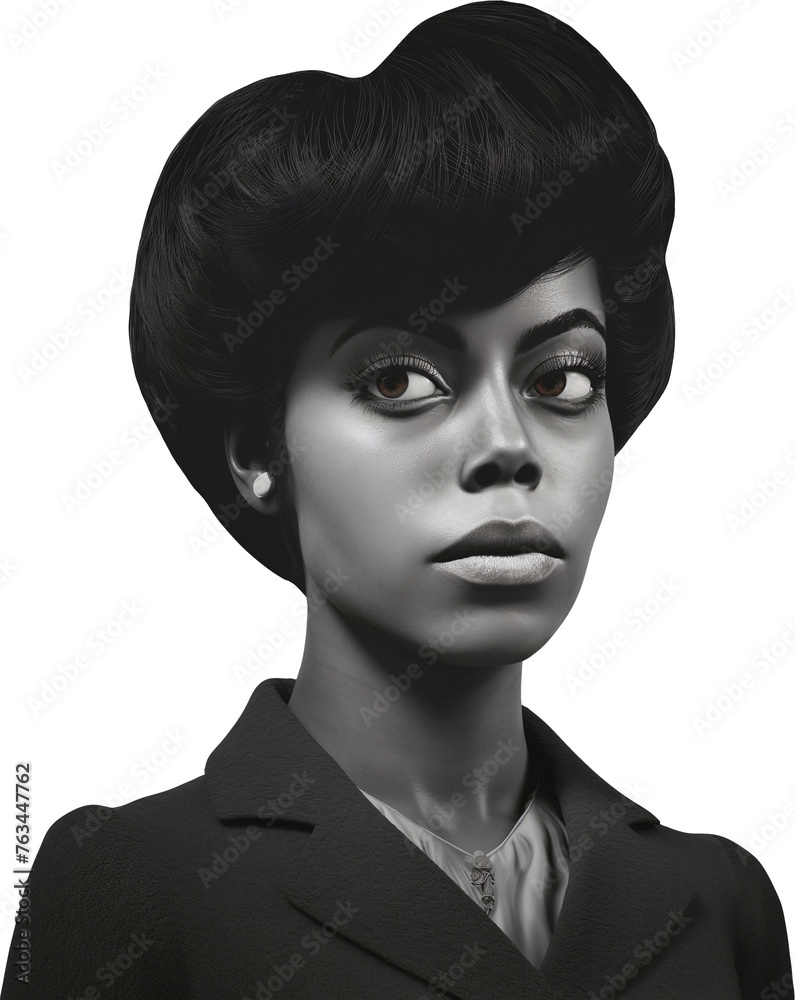 retro style 60s woman