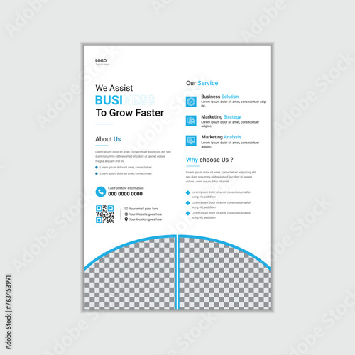 Corporate flyer template