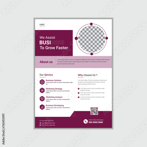 New creative business flyer