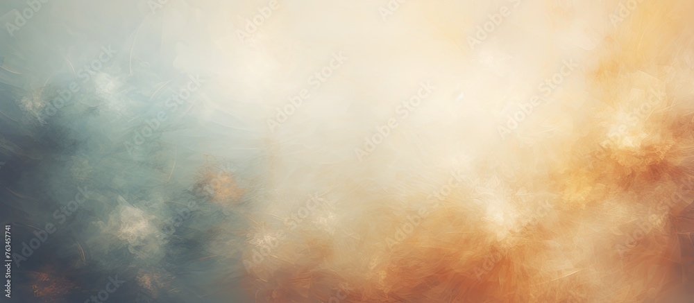 Obraz premium A plane flying in a sky painted with clouds