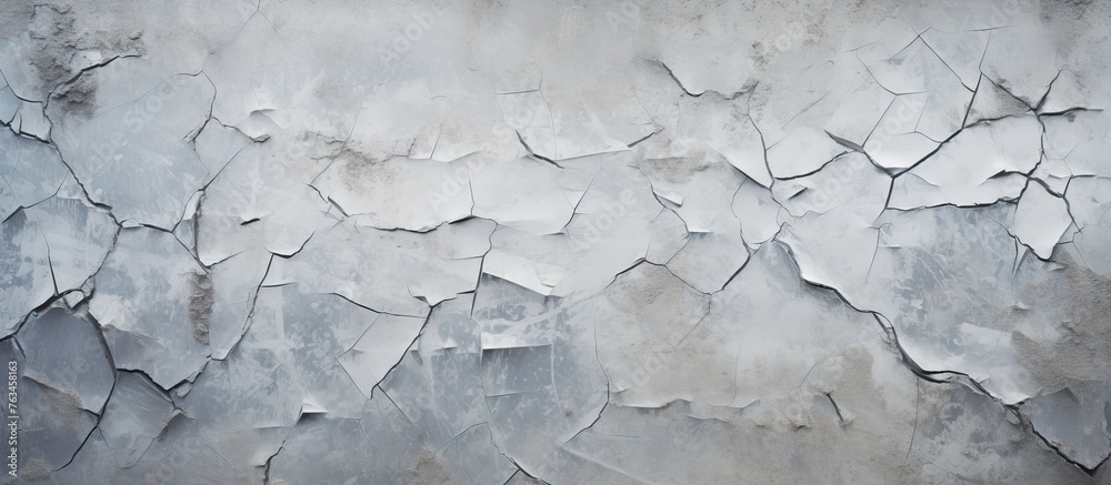 Obraz premium Peeling paint on a close-up wall texture