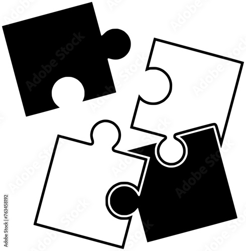 education illustration puzzle silhouette autistic logo autism icon health outline disorder awareness child mental support kid world syndrome children shape day disability disease for vector graphic