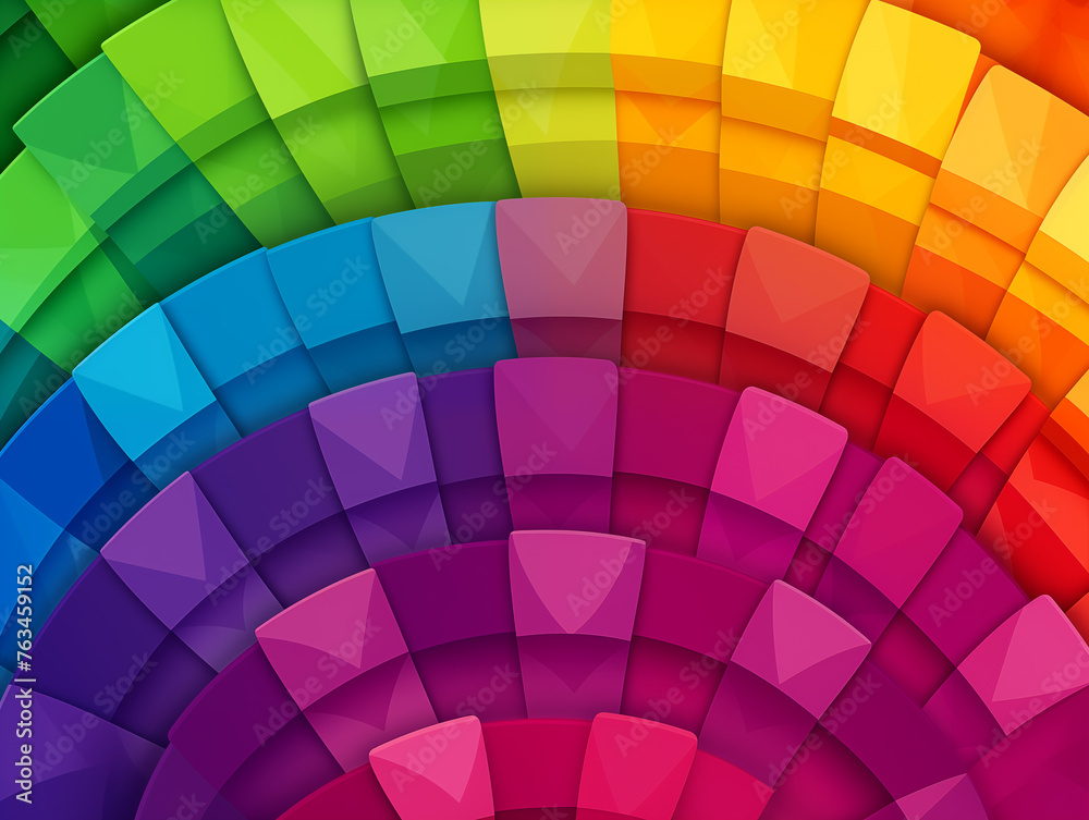 Fototapeta premium Gay pride month rainbow abstract background. Wallpaper pattern