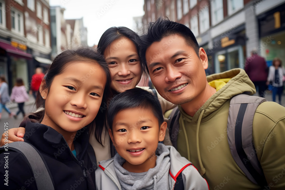 family man, woman, children talking head shoulders Asian shot bokeh out of focus background on a cosmopolitan western street vox pop website review or questionnaire candid photo family man, woman, children talking head shoulders Asian shot bokeh out of focus background on a cosmopolitan western street vox pop website review or questionnaire candid photo