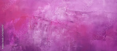 Abstract painting in purples and pinks with white border