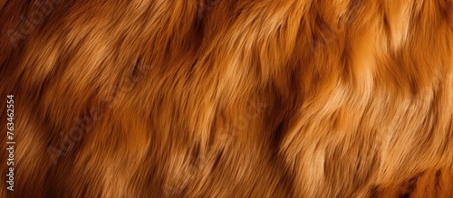 Close-up of red collar on dog's fur