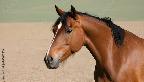 A Horse With Its Eyes Half Closed Basking In The Upscaled 4
