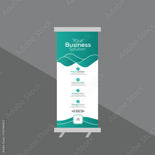 Roll up banner design 