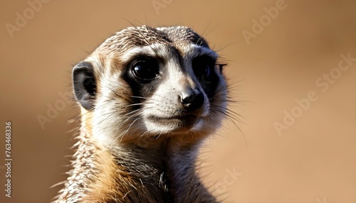 A Meerkat With A Contemplative Look On Its Face Upscaled 3