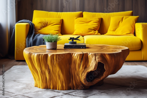 living interior with sofa