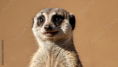 A Meerkat With A Surprised Look On Its Face Upscaled 4