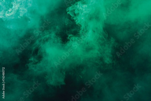 Green steam on a black background,  Design element,  Abstract texture