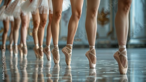 Row of Ballet Shoes photo