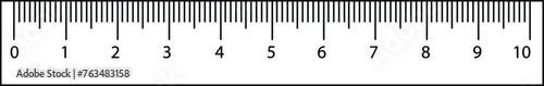 scale with 6 inch, 15 centimeter with markup and numbers. Measuring charts of metric, imperial units. Collection of distance, height, length measurement tool templates. Sewing tool line vector.